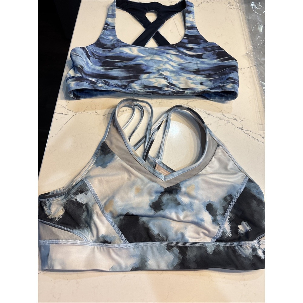 2 - Lululemon Multi Color Sports Bra  Racerback Mesh Sz XL